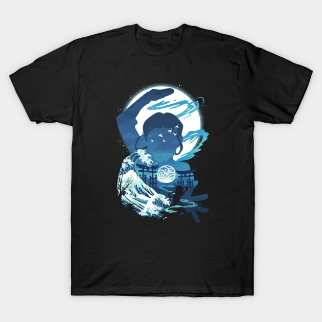 Waterbender T-Shirt by DANDINGEROZZ